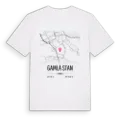 Gamla stan karta t-shirt