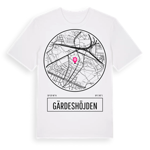 Gärdeshöjden t-shirt – ekologisk bomull t-shirt från Pinshirt
