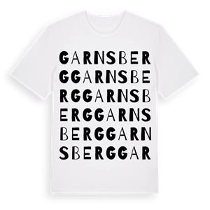 Garnsberg ordlek t-shirt – ekologisk bomull t-shirt från Pinshirt
