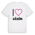 Jag älskar Gåsön t-shirt stort tryck