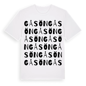 Gåsön ordlek t-shirt – ekologisk bomull t-shirt från Pinshirt