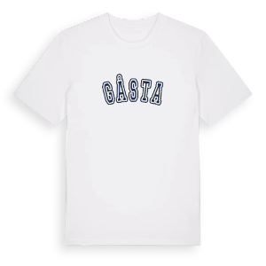 Gåsta college t-shirt – ekologisk bomull t-shirt från Pinshirt