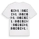 Gemlinge ordlek t-shirt