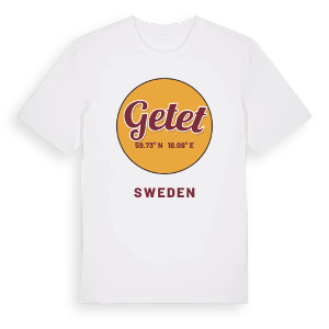 Getet cirkel t-shirt – ekologisk bomull t-shirt från Pinshirt