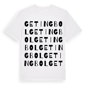 Getingbol ordlek t-shirt – ekologisk bomull t-shirt från Pinshirt