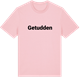 Pink Cotton t-shirt med Getudden fetstil t-shirt
