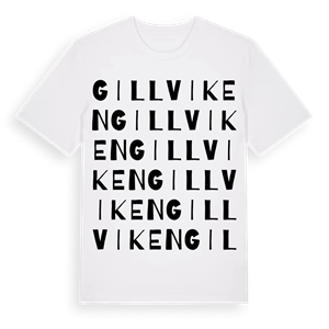 Gillviken ordlek t-shirt – ekologisk bomull t-shirt från Pinshirt