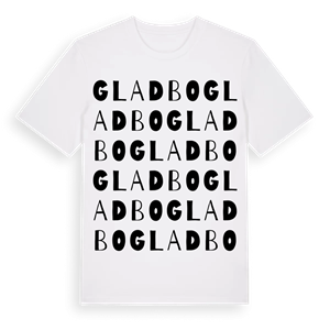 Gladbo ordlek t-shirt – ekologisk bomull t-shirt från Pinshirt