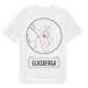 White t-shirt med Glasberga t-shirt