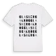 Glasbergakrog ordlek t-shirt