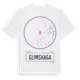 White t-shirt med Glimshaga t-shirt