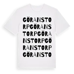 Göranstorp ordlek t-shirt – ekologisk bomull t-shirt från Pinshirt