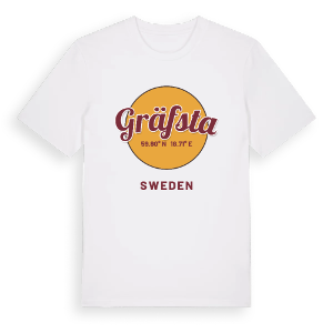 Gräfsta cirkel t-shirt – ekologisk bomull t-shirt från Pinshirt