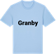 Blue Soul t-shirt med Granby fetstil t-shirt