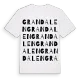 Grandalen ordlek t-shirt