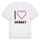 Jag älskar Gränet t-shirt stort tryck