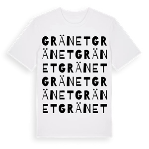 Gränet ordlek t-shirt – ekologisk bomull t-shirt från Pinshirt