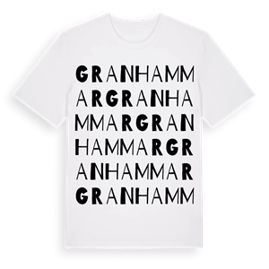 Granhammar ordlek t-shirt – ekologisk bomull t-shirt från Pinshirt