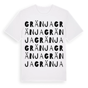 Gränja ordlek t-shirt – ekologisk bomull t-shirt från Pinshirt