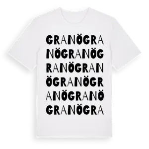 Granö ordlek t-shirt – ekologisk bomull t-shirt från Pinshirt