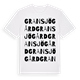 Gransjö gård ordlek t-shirt