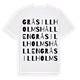 Gråsillholmshållen ordlek t-shirt