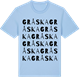 Blue Soul t-shirt med Gråska ordlek t-shirt
