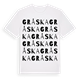 Gråska ordlek t-shirt