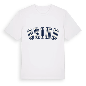 Grind college t-shirt – ekologisk bomull t-shirt från Pinshirt
