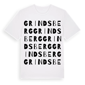 Grindsberg ordlek t-shirt – ekologisk bomull t-shirt från Pinshirt