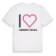 Jag älskar Grindstugan t-shirt stort tryck