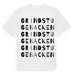 Grindstugebacken ordlek t-shirt – ekologisk bomull t-shirt från Pinshirt