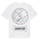 White t-shirt med Grindtorp t-shirt