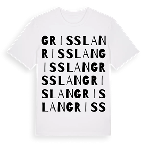 Grisslan ordlek t-shirt – ekologisk bomull t-shirt från Pinshirt
