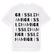 Grisslehamn ordlek t-shirt