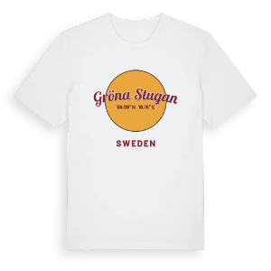 Gröna stugan cirkel t-shirt – ekologisk bomull t-shirt från Pinshirt