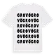 White t-shirt med Grovö ordlek t-shirt