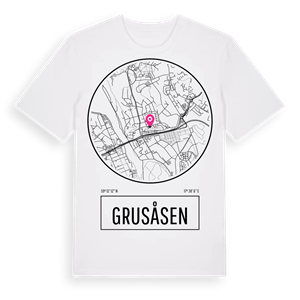 Grusåsen t-shirt – ekologisk bomull t-shirt från Pinshirt