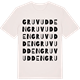 Vintage White t-shirt med Gruvudden ordlek t-shirt