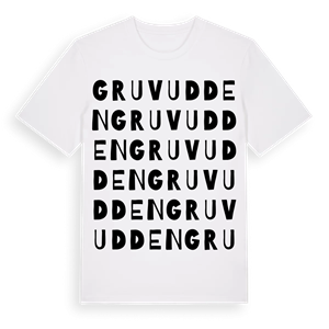 Gruvudden ordlek t-shirt – ekologisk bomull t-shirt från Pinshirt