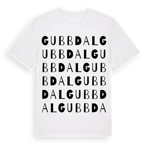 Gubbdal ordlek t-shirt – ekologisk bomull t-shirt från Pinshirt