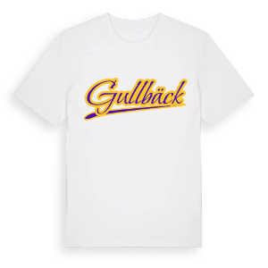 Gullbäck baseball t-shirt – ekologisk bomull t-shirt från Pinshirt