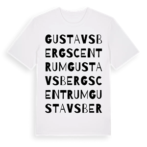 Gustavsbergs centrum ordlek t-shirt – ekologisk bomull t-shirt från Pinshirt