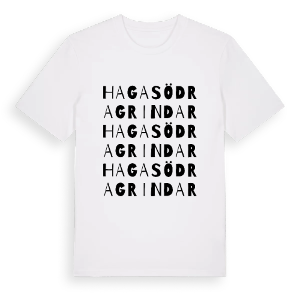 Haga södra grindar ordlek t-shirt – ekologisk bomull t-shirt från Pinshirt