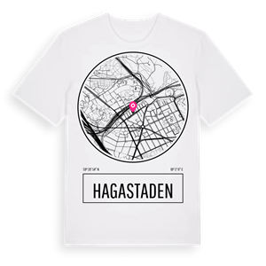 Hagastaden t-shirt – ekologisk bomull t-shirt från Pinshirt