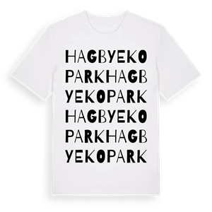 Hagby ekopark ordlek t-shirt – ekologisk bomull t-shirt från Pinshirt