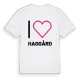 Jag älskar Haggård t-shirt stort tryck