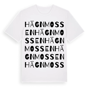Hägnmossen ordlek t-shirt – ekologisk bomull t-shirt från Pinshirt