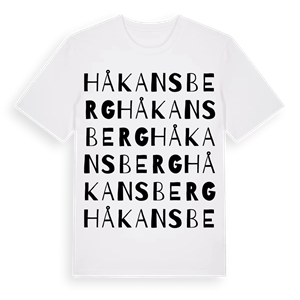 Håkansberg ordlek t-shirt – ekologisk bomull t-shirt från Pinshirt