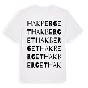 Hakberget ordlek t-shirt – ekologisk bomull t-shirt från Pinshirt